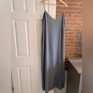 Lulu’s V-Back Side Slit Slip Dress New With Tags